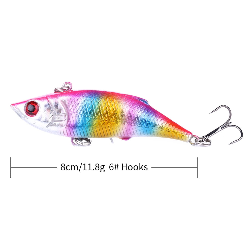 HENGJIA Fishing Lures Minnow VIB Baits Hard Lipless Crankbaits Sinking Fishing Lures for Saltwater Freshwater Bass, Redfish, Trout, Walleye