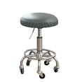 thumbnail image 3 of Pu Waterproof Round Stool Cover Lift Chair Cover Reinforced Force Universal Round Stool Cover Bar Beauty Barber Shop Round Chair Cover  Fits Diameters From 35-45cm 1Pcs, 3 of 9