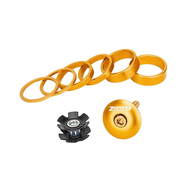 Maytalsory Outil d'Installation d'Entretoise de Casque de Vélo en Alliage d'Aluminium, durable, Léger, Ensemble de Lave-Fourche avant Coloré