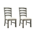 thumbnail image 2 of Brown Solid Wood Dining Chair Set / Easy Setup for Home Decor, 2 of 4