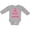 AC-Heather Grey, variant on Stomp Out Breast Cancer with Pink Cowgirl Boots Boys or Girls Long Sleeve Baby Bodysuit