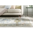 thumbnail image 2 of Well Woven Novalie Ivory Patchwork Bohemian Medallion Pattern 8x10 (7'10" x 9'10") Area Rug, 2 of 8