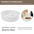 thumbnail image 4 of IFANLANDOR 2Set Multi-function Steamer Tray for Kitchen White Color with Rice Cooker Storage Rack for Families, 4 of 8
