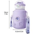thumbnail image 2 of 500ml Astronaut Thermal Mug Stainless Steel Insulation Cup Leak Proof Big Belly Bottle With Shoulder Strap Anti-Splash Straw Mug, 2 of 6