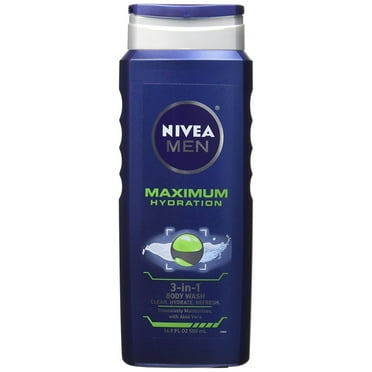 Nivea for Men Maximum Hydration 3-in-1 Body Wash, 16.9 oz