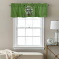 thumbnail image 3 of Golf Club Valance Curtain Abstract Motor Vehicle Vintage Green Linen Window Valances Rod Pocket Short Curtains Window Treatments for Kitchen Bedroom Bathroom Laundry 42" x 18", 3 of 9