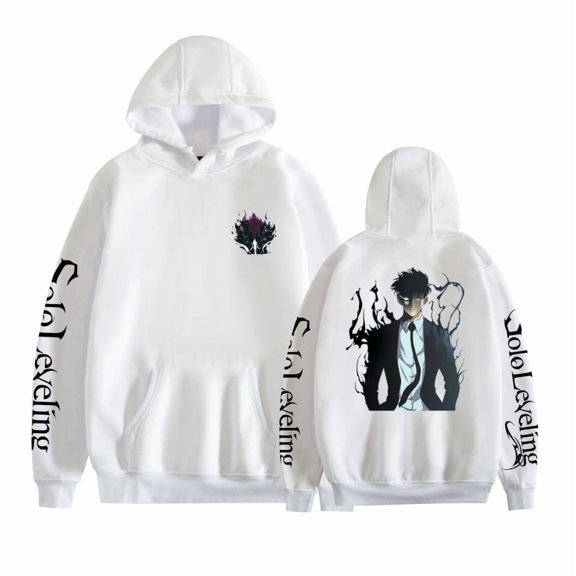 Leveorch Anime solo leveling Coloured And Dazzling Drawstring Long Sleeve Hoodie Unisex