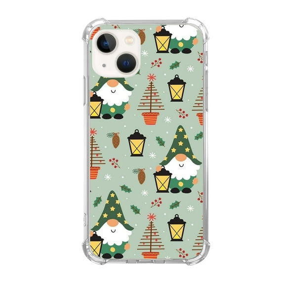 Christmas Gnomes Case Compatible with iPhone 14,Aesthetic Art Design TPU Bumper Cover Case