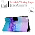 thumbnail image 2 of Allytech Folio Case Cover for Samsung Galaxy Tab A7 10.4" 2020 Released Model SM-T500 T505 T507, Slim Fit Shockproof Multi Angle Viewings Kickstand Feature Protective Cover, Purple Sand, 2 of 5