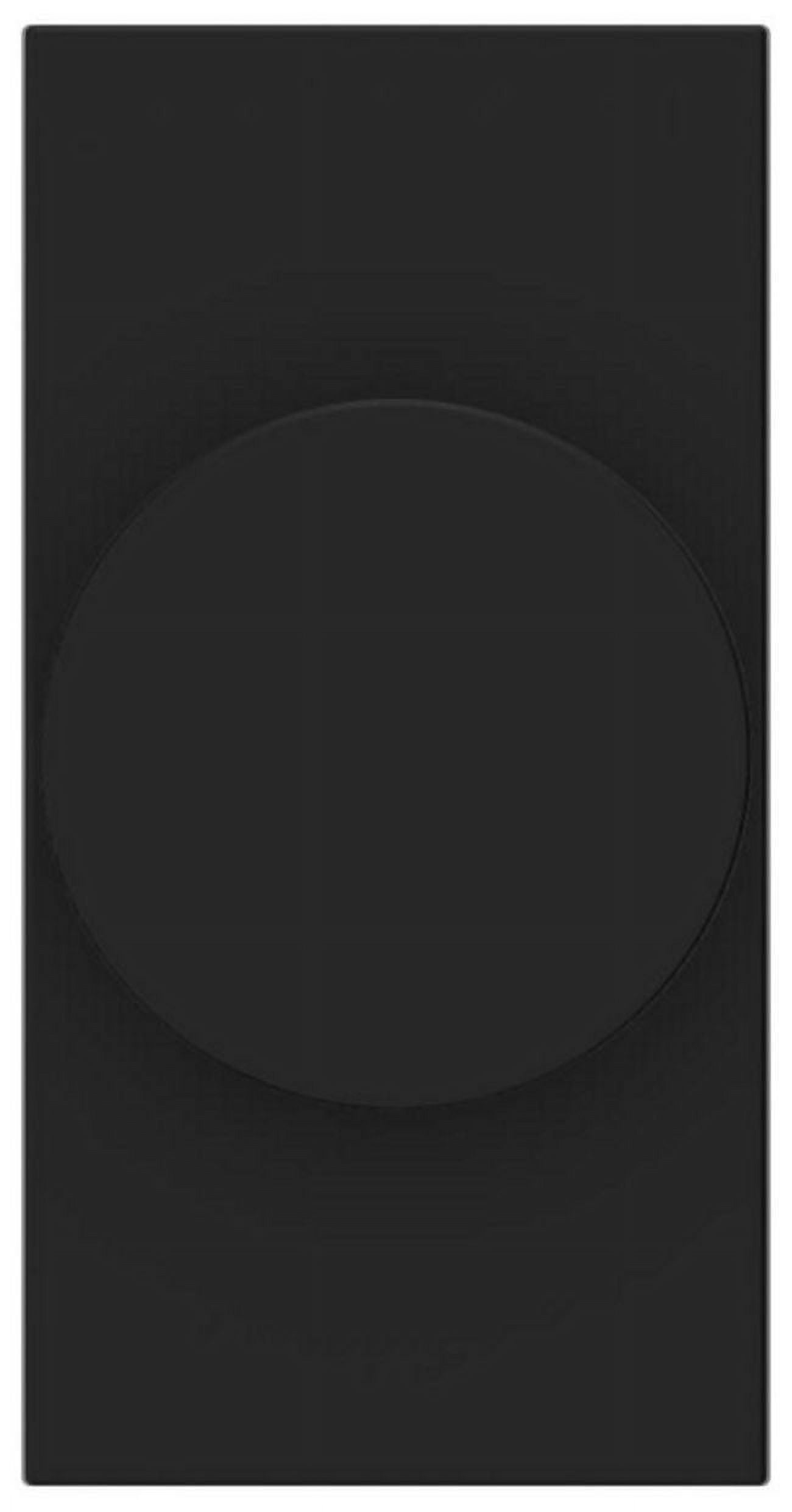 Baldwin HDCONCFR190 Contemporary Non-Turning One-Sided Dummy Door Knob - Black
