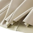 thumbnail image 6 of Fgnfyis Leather Skirt Women's High Waist Wide Swing Umbrella Skirt Pleated A-line Skirt PU Leather Beige M, 6 of 6