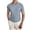 Blue, variant on Men's Cable Knit Golf Shirts Fashion Street Slim Fit Short Sleeve Hawaii Polo Shirts, Medium, Blue