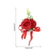 thumbnail image 2 of Uxcell Pulsera de Muñeca de Flor Artificial Paquete de 1 Rosa para Novia y Novio Decorativa 10x12cm Roja, 2 of 5