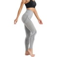 thumbnail image 4 of LAVA Women High Waist Yoga Leggings Tummy Control Butt Lifting Skinny Pants for Workout Running Cycling (Gray, S), 4 of 8