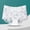 White, variant on VONCOS Womens High Waisted Panties with Floral Lace, Seamless No Show Underwear, Tummy Control Plus Size L-4XL, 1 Pair, Nude,Size 2XL