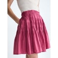 thumbnail image 4 of Scoop Women’s Tiered Cotton Skirt, Sizes XS-4X, 4 of 7