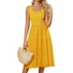 thumbnail image 1 of Vestido de verano GRACE KARIN bordado para vacaciones de verano en amarillo limón, 1 of 6