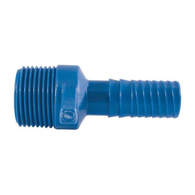 Adaptador macho BLUE TWISTER Apollo de 1,27 cm de inserción x 1,91 cm de diámetro