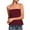 Red, variant on Womens Strapless Smocked Tube Top Soft Stretchy Pleated Peplum Bandeau Blouse Tank Frill Shirred Ruffle Hem Sleeveless Summer Y2K Tops Black L