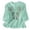 A-Mint Green, variant on CLOISE Womens Blouses 3/4 Sleeve Plus Size Embroidery T Shirts Loose Floral V Neck Pullover Cotton Linen Casual Fall Tops Black 3XL