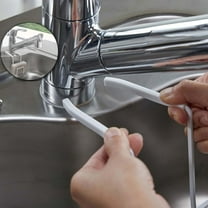 WNFJR Sink Caddy Sink Sponge Holder, Faucet Rack Shower Tray, Kitchen and Bathroom Metal Organizer Hanging Fix Around Faucet(White)