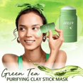 thumbnail image 2 of Máscara facial limpiadora, barra de té verde, control de aceite de berenjena, eliminación de puntos negros de encogimiento de poros, té verde Afortunado Sencillez, 2 of 4