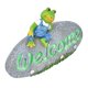 thumbnail image 5 of Welcome Frog Statue Luminous Garden Decor Resin Craftwork Patio Yard Lawn Animal Ornament for Indoor Outdoor, 5 of 5
