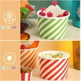 thumbnail image 4 of 500 Pcs Paper s, 8 oz Disposable Dessert Sundae Bowls Frozen Yogurt Twill Snack Soup Hot Cold Food Paper Cups for New Year, Birthday, Wedding, Baby Shower, Party Supplies, Multicolor, 4 of 4