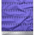 thumbnail image 1 of Soimoi Purple Cotton Cambric Fabric Giraffe Animal Print Fabric by The Yard 56 Inch Wide, 1 of 3