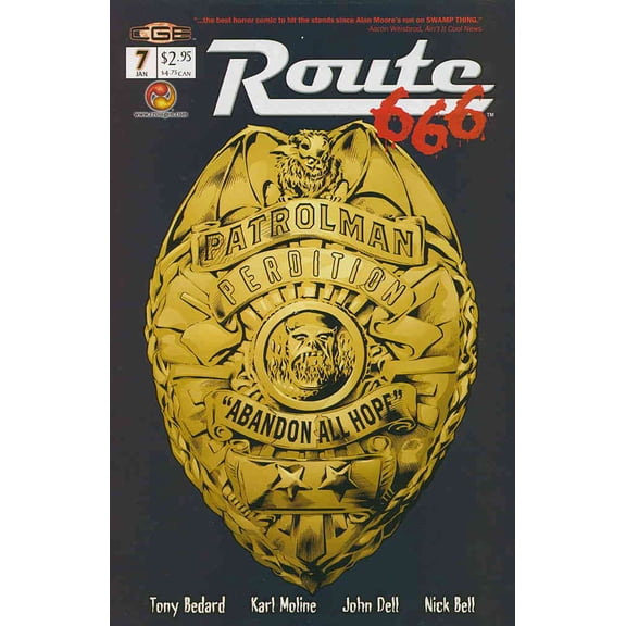 Route 666 #7 VF ; CrossGen Comic Book