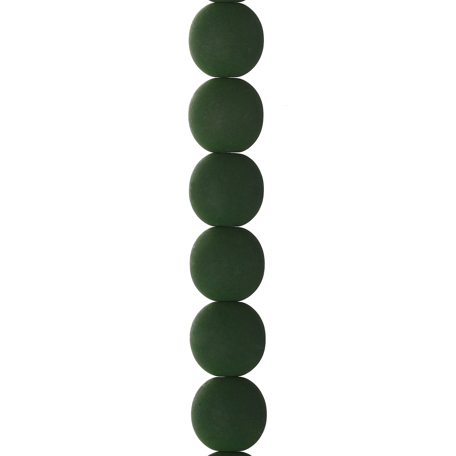 69pcs John Bead 8mm Czech Glass White Alabaster Velvet Dark Green Round Bead Strands for DIY Jewelry Making Crafts