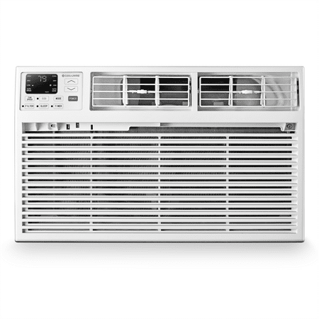 Cool-Living 8,000 BTU 115-Volt Through-the-Wall Air Conditioner with Heat, White