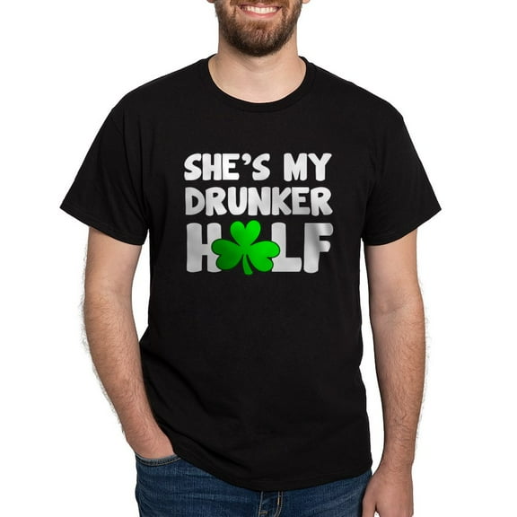 CafePress - She's My Drunker Half T Shirt - Men's Classic Graphic Cotton T-Shirt