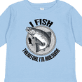 thumbnail image 4 of Inktastic Funny Fishing Joke I Fish Therefore Im Awesome Boys Long Sleeve Toddler T-Shirt, 4 of 5