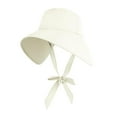 thumbnail image 3 of hengtong Sun Protection Hat Adjustable Stylish Fisherman Hat for Summer Hiking Travel White, 3 of 9