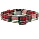 thumbnail image 4 of Collar para Perro Elegante Little Tail XL a Cuadros Rojos Ajustable 41-66 cm, 4 of 6