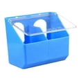 thumbnail image 4 of Pigeon Feeder Cage Mount Hanging Box Heavy Duty Plastic for Cockatiels Ducks Pigeons Parrots, 4 of 9