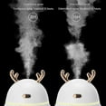 thumbnail image 4 of Mini Humidificateur, Atomisation Silencieuse, Humidification de l'Air de Bureau, Aromathérapie, avec Port de Charge USB, Blanc, 4 of 5
