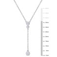 thumbnail image 2 of Everly Women's Created Moissanite Sterling Silver Necklace, 2 of 9