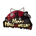 thumbnail image 2 of Letrero de puerta colgante de Halloween, decoración Decoración de bricolaje de puerta de Halloween Colgante de puerta de pared con 30x18cm 215g BLESIY Señal de puerta, 2 of 6