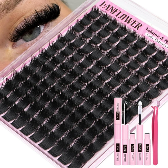 Kit Lash Clusters LANFLOWER 200D Volume con púas