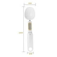 thumbnail image 2 of Spoon Scales Digital Weight Grams, 0.5g-500g Kitchen Electronic Gram Measuring Spoon Scales with Accurate LCD Display for Dispensing Coffee，Yellow, 2 of 8
