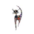 thumbnail image 2 of HomeKingdee Fashion Occident Cat Brooch for Women - Shiny Alloy and Rhinestone Brooch with Hollow Design for Various Occasions, 2 of 5