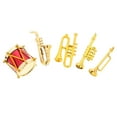 thumbnail image 4 of AURARMLET 5Pcs Miniature Musical Instruments Plastic 1.8x0.8x0.1in for Mini House Setup and Decor, 4 of 6
