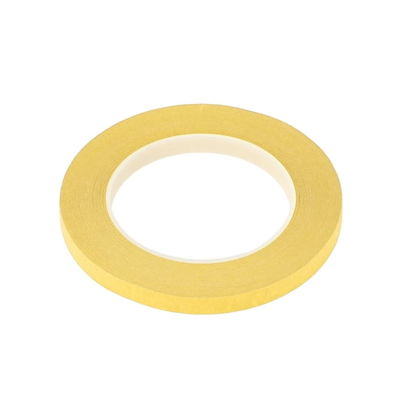 Unique Bargains Painters Tape Masking Master Tape Yellow 5000x1x0.01cm / 54.68 Yards x 0.39 Inches x 140um