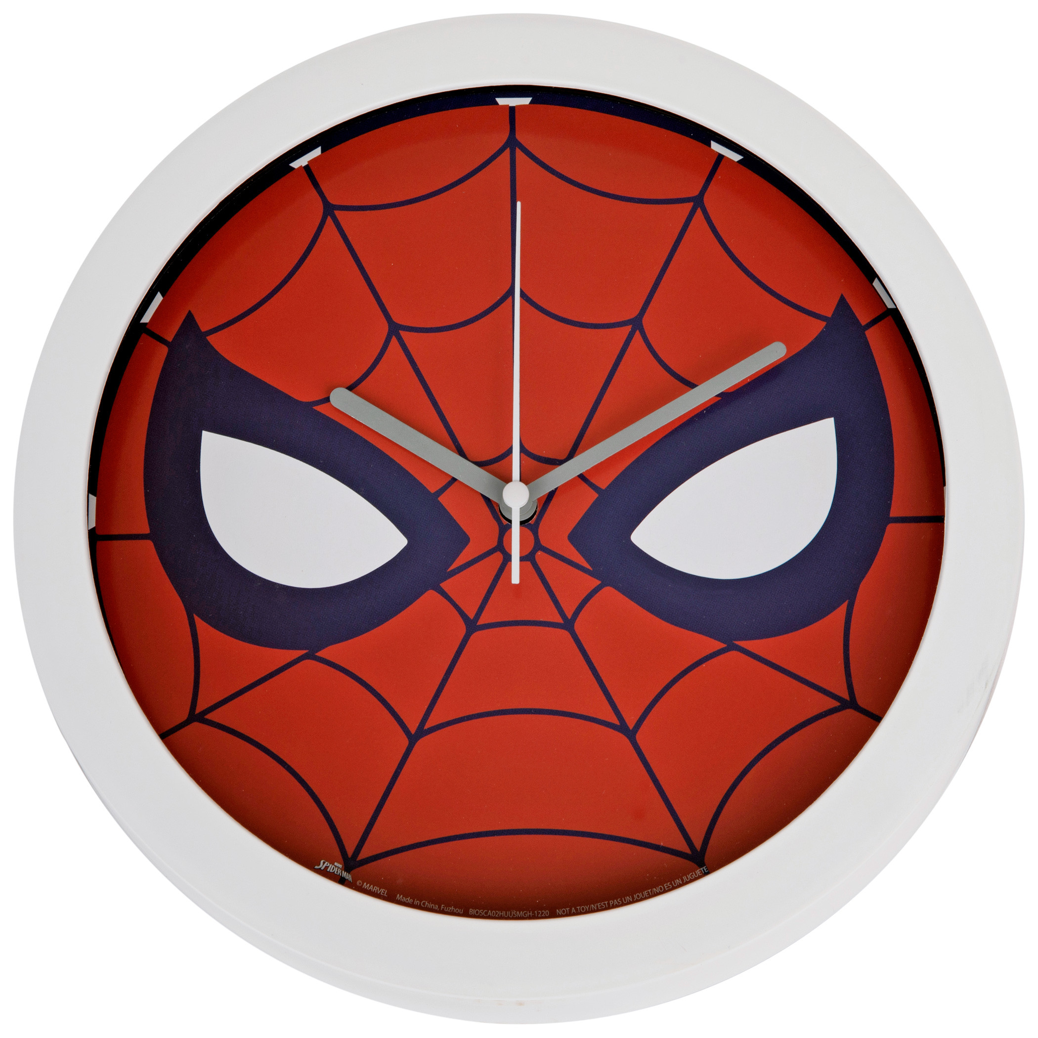 Marvel Comics Spider Man Face Symbol Character 9 3 4 Wall Clock Marvel Comics Spider Man Face Symbol Character 9 3 4 Wall Clock