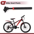 thumbnail image 3 of Unique Bargains Bike Seat Posts 27.2x300mm Suspension Shock Absorber Black Red Aluminum Alloy, 3 of 8
