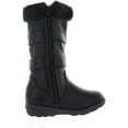 thumbnail image 2 of Lucky Top Youth-1K Children Girl's Low Heel Double Buckle Knee High Snow Boots, 2 of 4