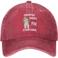 thumbnail image 1 of Dog Lover Hat Cavapoo Kisses Fix Everything Hat for Women Baseball Hat Cool Cap, 1 of 7