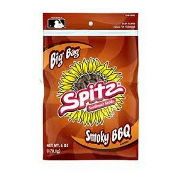 Spitz Smoky BBQ Flavored Sunflower Seeds 6 ounce Resealable Walmart